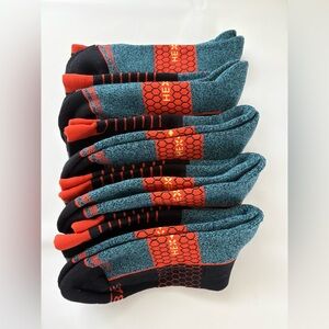 Bombas Crew Socks 5 Pairs Size：L